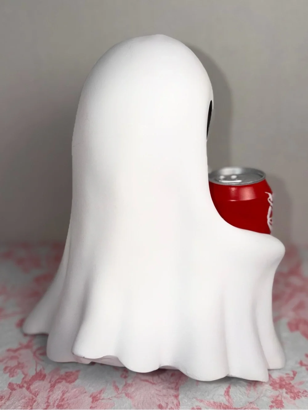 👻 VIRAL TikTok Cute Ghost Holding COCA-COLA  Halloween Tabletop Decor 12”NEW💖